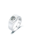 Platonic Pioneer moissanite Ring