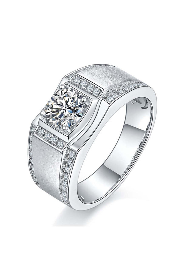 Platonic Valor moissanite Ring