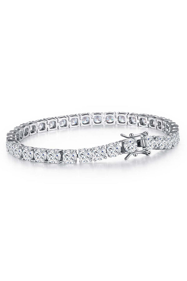 Platonic 50 Cents (5.10mm) Moissanite Tennis Bracelet