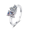 Platonic Isla moissanite Ring