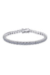 Platonic 20 Cents (3.80mm) Moissanite Tennis Bracelet