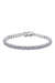 Platonic 20 Cents (3.80mm) Moissanite Tennis Bracelet