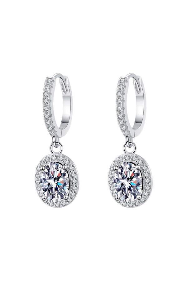 Platonic Beatrice's Dangles solitaire earring