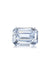 Platonic Emerald Cut Certified Moissanite Solitaire