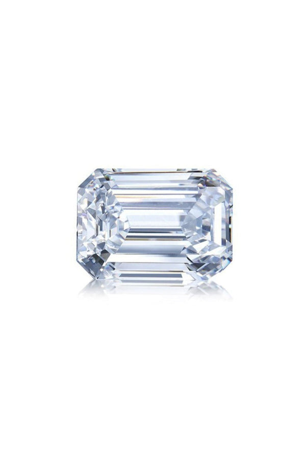 Platonic Emerald Cut Certified Moissanite Solitaire