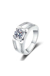 Platonic Legacy moissanite Ring