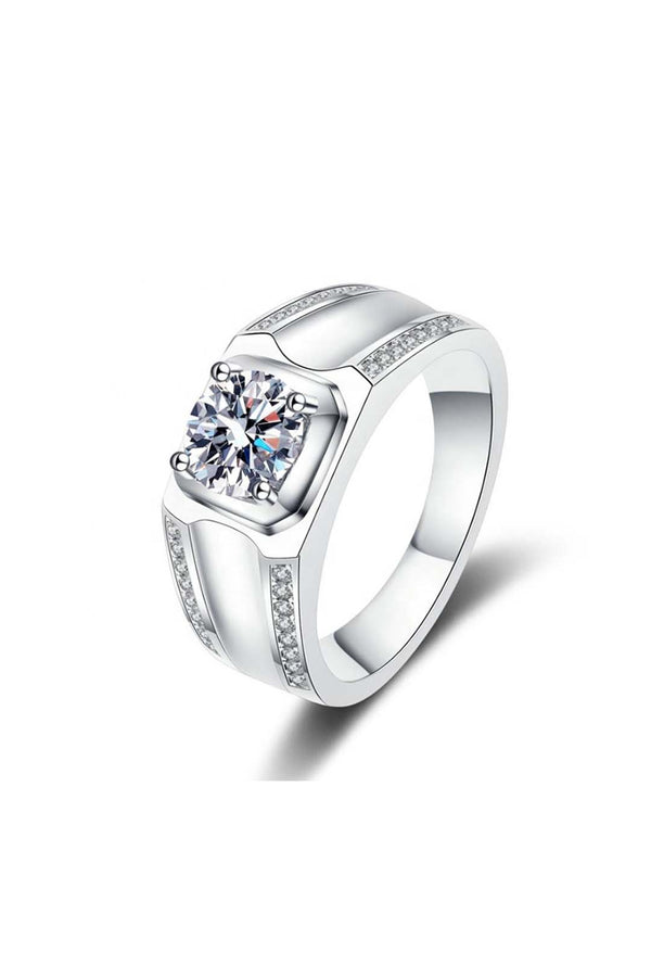 Platonic Legacy moissanite Ring