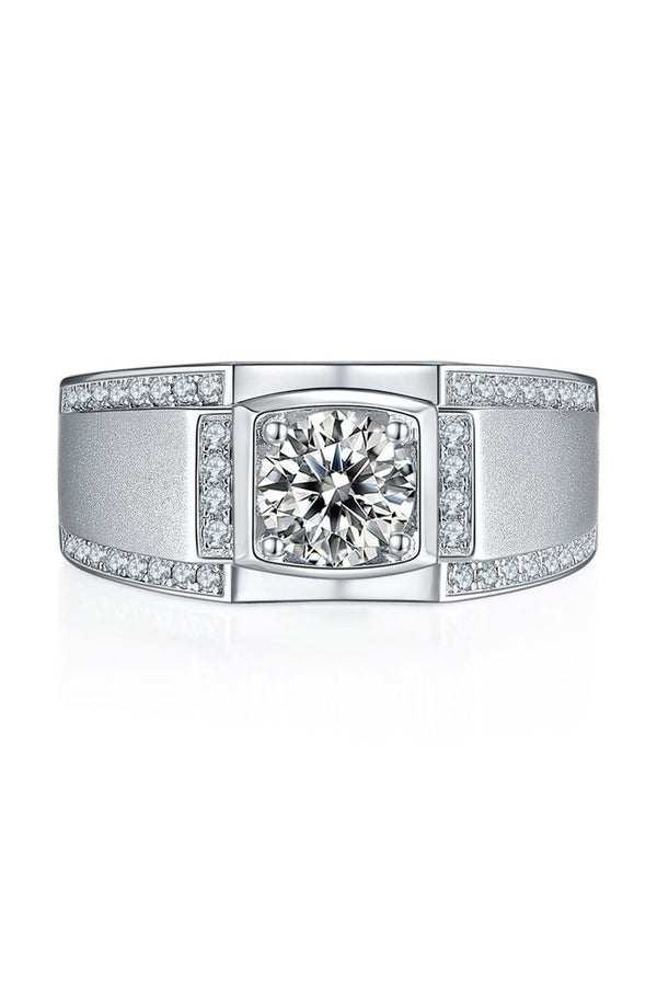 Platonic Valor moissanite Ring
