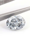 Platonic Oval Cut Certified Moissanite Solitaire