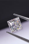 Platonic Princess Cut Certified Moissanite Solitaire