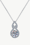 Platonic 1 ct Infinity Spark Silver Moissanite Pendant