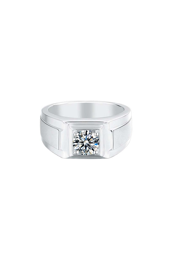 Platonic Dominion moissanite Ring