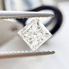 Platonic Princess Cut Certified Moissanite Solitaire