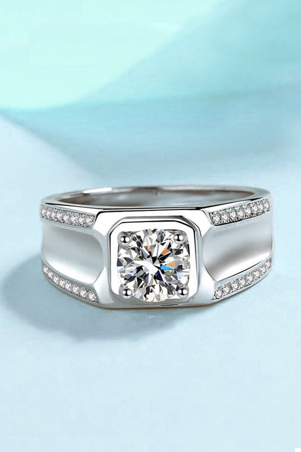 Platonic Legacy moissanite Ring