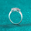 Platonic Isla moissanite Ring