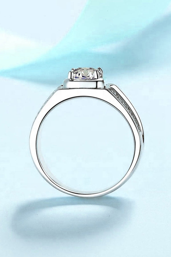 Platonic Legacy moissanite Ring