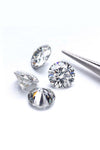 Platonic Round Cut Certified Moissanite Solitaire
