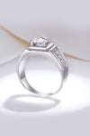 Platonic Paladin moissanite Ring