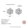 Platonic 1-4 ct Hexagonal Moissanite Stud Earrings