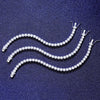 Platonic 5 mm Luxury Iced Out 925 Sterling Silver Tennis Moissanite Bracelet