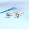 Platonic 0.6 - 4 ct Sparklit Sparks Round Moissanite Stud Earrings