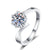 Platonic 1 ct Twinkle Treaty Moissanite Sterling Silver Ring; GRA Certified; D VVS1