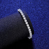Platonic 4 mm Femme Bling 925 Sterling Silver Tennis Moissanite Bracelet