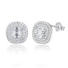 Platonic 1 ct Round Glamour Moissanite Stud Earrings