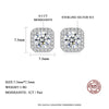 Platonic GRA Certified Starlit Glamour Round Cut Silver 1ct Moissanite Pendant Set with 1ct Earrings