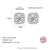 Platonic 1 ct Glimmer Square Moissanite Studs