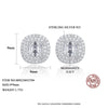 Platonic 1 ct Round Glamour Moissanite Stud Earrings