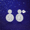 Platonic 1 ct Elegant Moissanite Drop Earrings