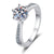 Platonic 1 ct Starlight Whisper Moissanite Sterling Silver Ring