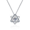 Platonic 0.5 CT Gra Certified Moissanite Pendant, 925 Sterling Silver With Free Chain D Vvs1