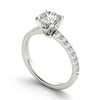 Platonic Nova Moissanite Solitaire Ring