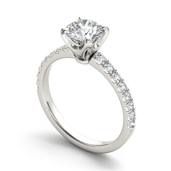 Platonic Nova Moissanite Solitaire Ring