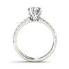 Platonic Nova Moissanite Solitaire Ring