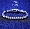 Platonic 5 mm Luxury Iced Out 925 Sterling Silver Tennis Moissanite Bracelet