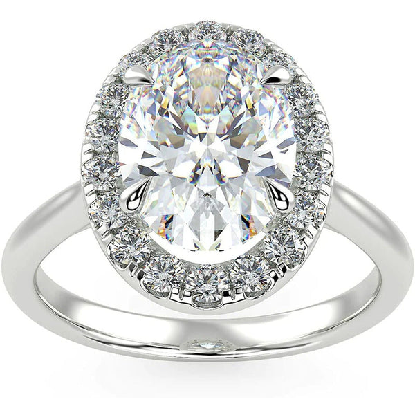 Platonic Amelia's Allure Oval Cut Solitaire Ring