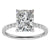 Platonic Midnight Majesty Radiant Moissanite Ring
