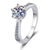 Platonic Henrietta's Solitaire Moissanite Ring