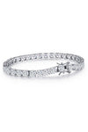 Platonic 50 Cents (5.10mm) Moissanite Tennis Bracelet