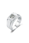 Platonic Dominion moissanite Ring