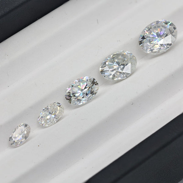 Platonic Oval Cut Certified Moissanite Solitaire