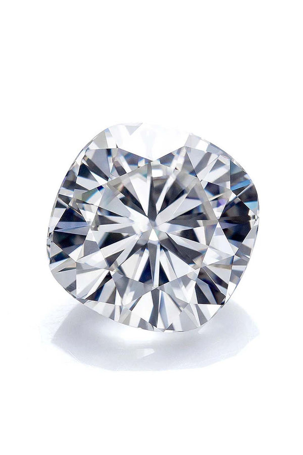 Platonic Princess Cut Certified Moissanite Solitaire