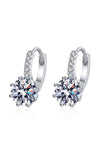 1 Carat each Platonic GlamourGleam solitaire earring