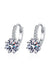 1 Carat each Platonic GlamourGleam solitaire earring