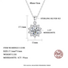 Platonic 1 ct Sparkle Round Silver Moissanite Pendant