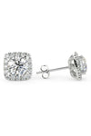 Platonic Starfire Glamour Solitaire Earrings