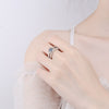 Platonic Eleanor's Elegance moissanite Ring
